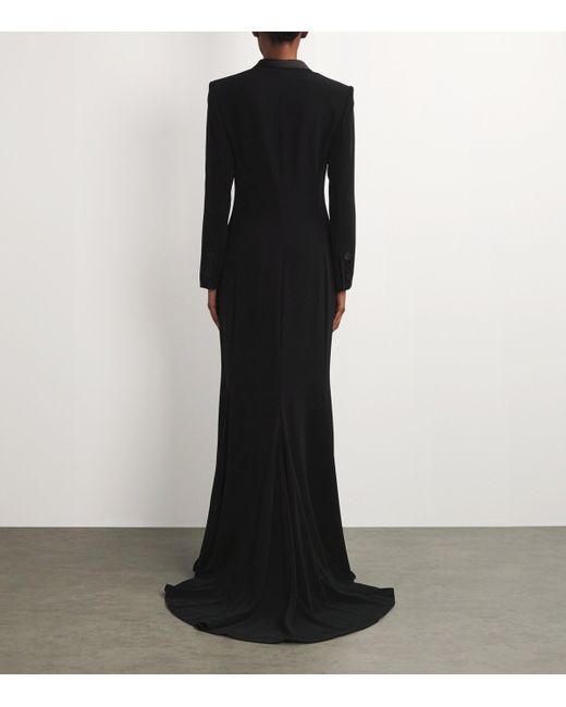 Alexis Mabille Black Tuxedo Gown