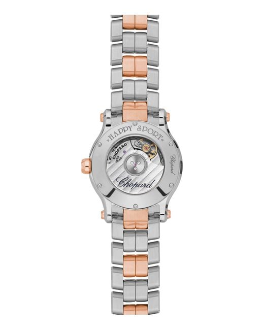 Chopard Metallic And Stainless Steel Happy Sport Automatic Watch