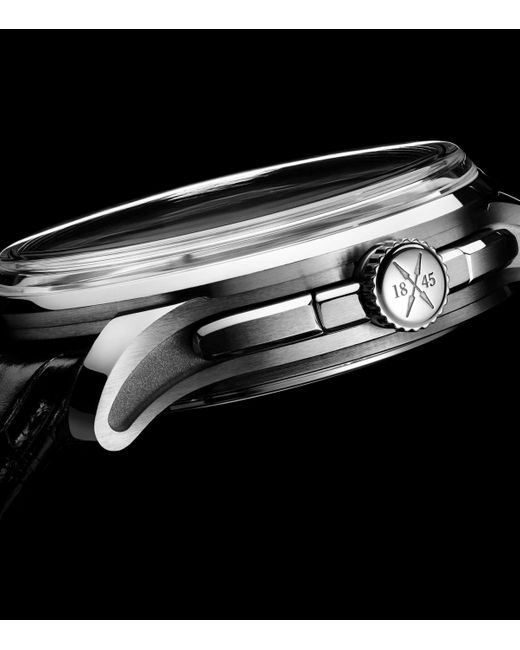 Czapek Black Stainless Steel Faubourg De Cracovie Aventurine Watch for men