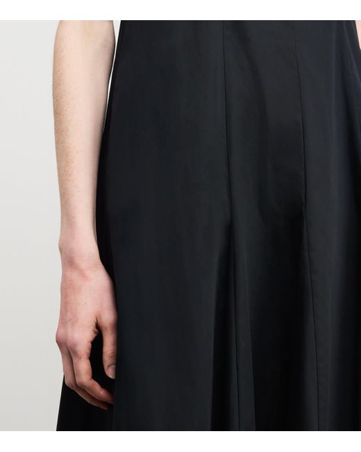 MAX&Co. Black Cotton Poplin Shirt Dress