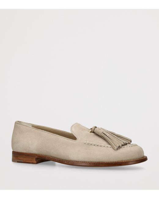 Church's Brown Suede Tassel Loafers