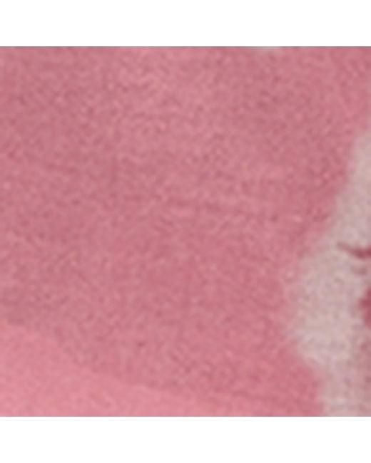 Marina Rinaldi Pink Cotton-Silk Printed Blouse