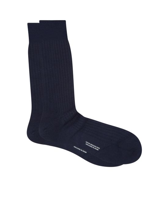 Pantherella Blue Knightsbridge Cashmere Socks for men