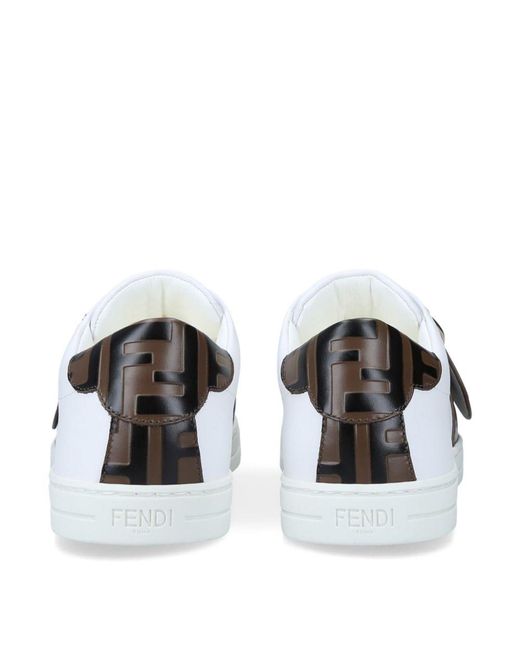 fendi leather sneakers