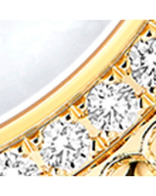 Boucheron Metallic Yellow Gold And Diamond Serpent Bohème Watch 32mm