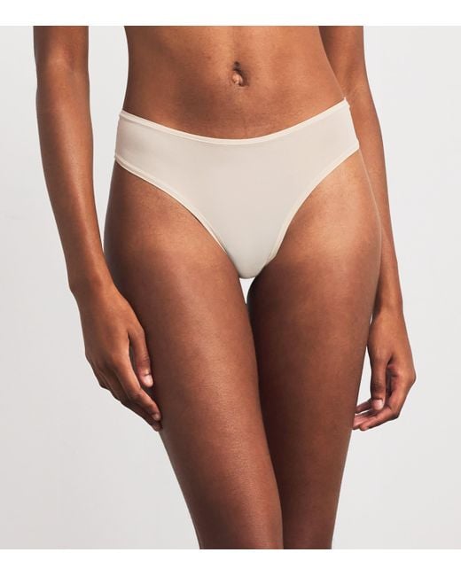 Skims White Fits Everybody Thong