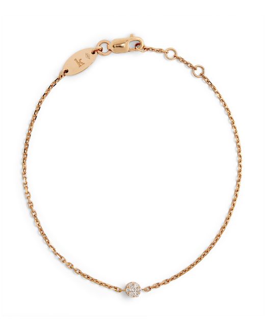 RedLine Metallic Rose And Diamond Illusion Bracelet
