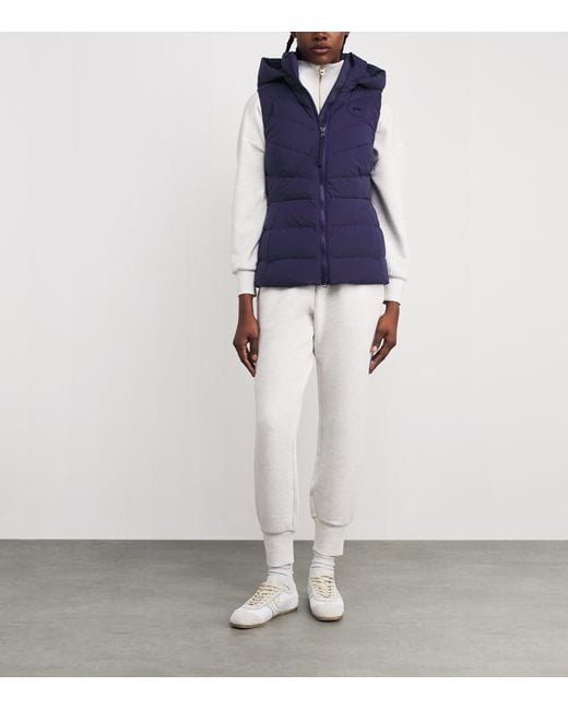 Canada Goose Blue Water-Repellent Down Clair Gilet