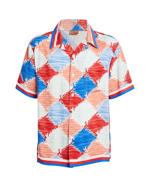 Missoni Multicolor Geometric Print Shirt for men