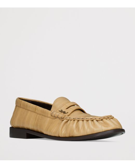 Saint Laurent Natural Leather Le Loafers for men