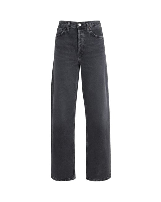 Agolde Blue Arc Bow-Leg Jeans