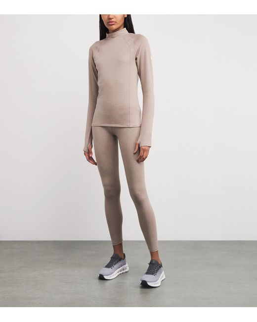 Varley Brown Always Warm Baselayer Top