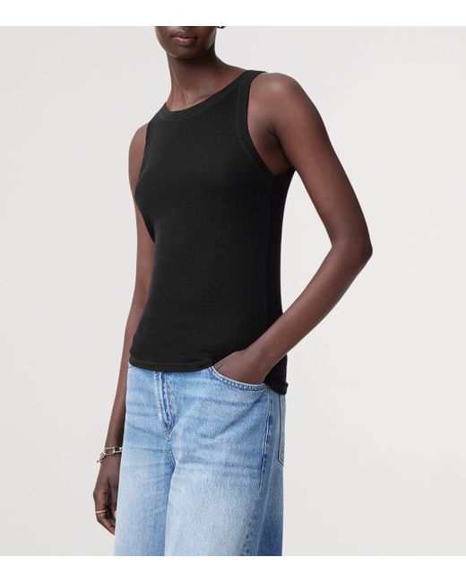AllSaints Black Rina Tank Top