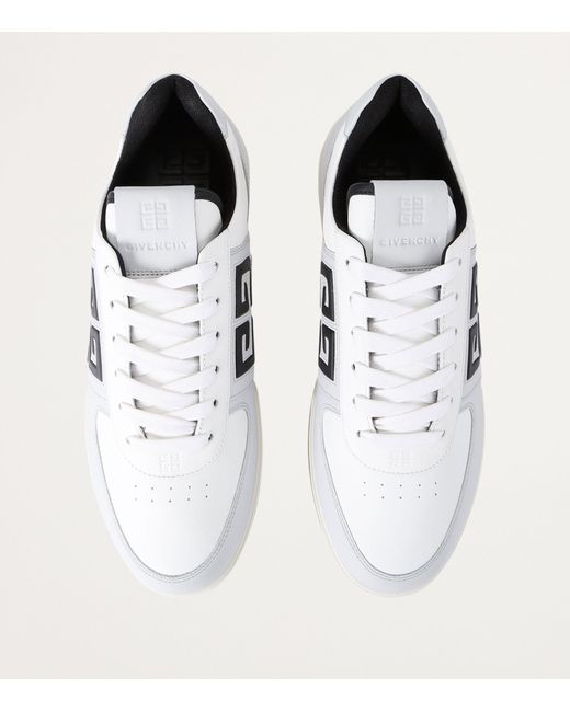 Givenchy White Leather G4 Low-top Sneakers for men