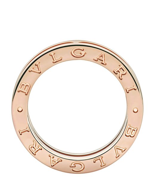 BVLGARI Pink And Diamond B.Zero1 One-Band Ring
