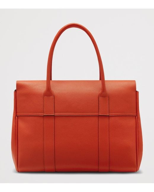 Mulberry Red Small Leather Bayswater Top-Handle Bag
