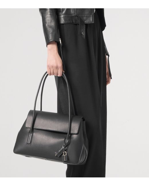 Tom Ford Black Medium Leather Eclipse Shoulder Bag