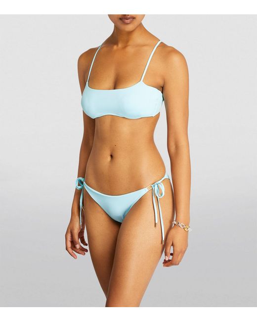 Melissa Odabash Blue Vegas Bikini Top