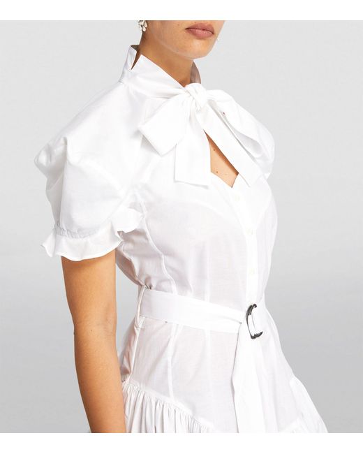 Vivienne Westwood White Football Heart Shirt Dress