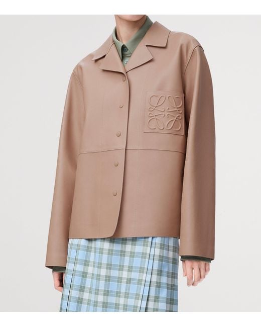 Loewe Natural Leather Pyjama Blouse