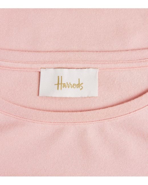 Harrods Pink Jersey Pyjama Set