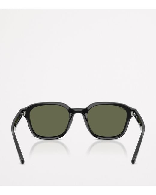 Ray-Ban Green Rb4458D Square Sunglasses