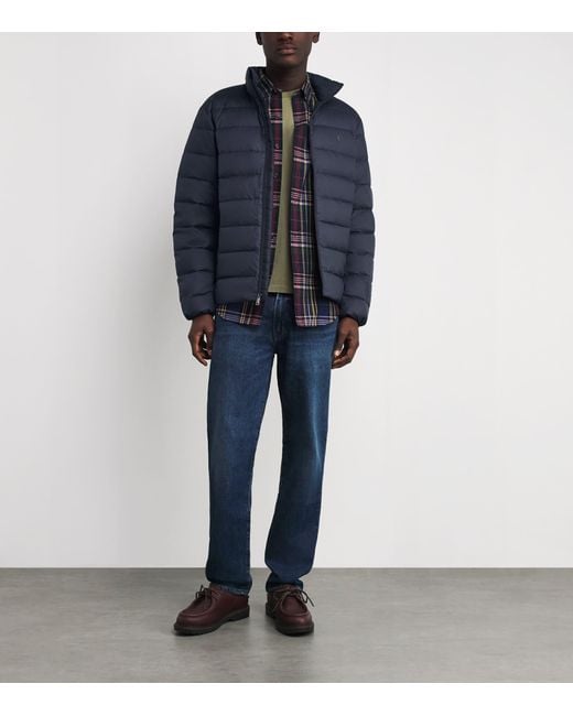 Polo Ralph Lauren Blue Down Packable Colden Jacket for men