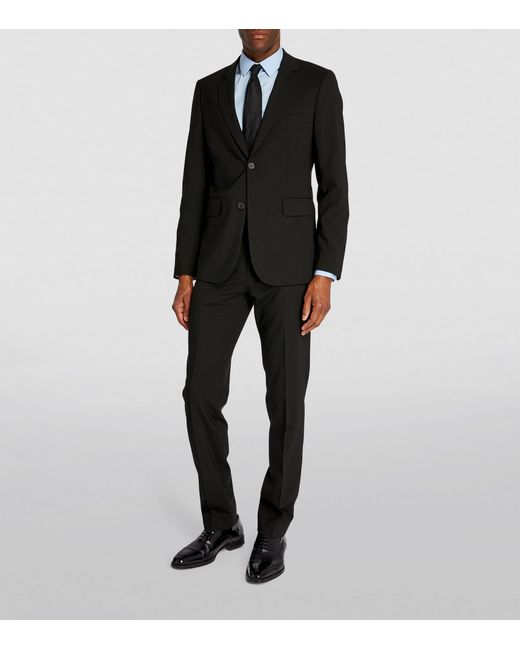 Sandro Black Virgin Wool Blazer for men