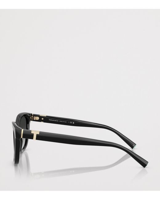 Tiffany & Co Black Cat-Eye Sunglasses