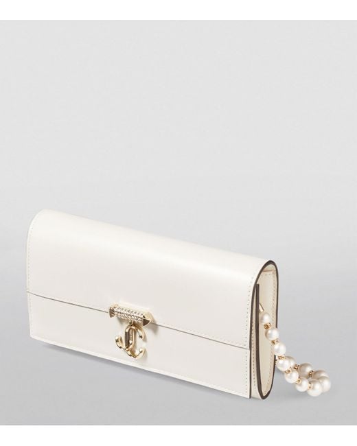 Jimmy Choo Natural Leather Varenne Chain Wallet