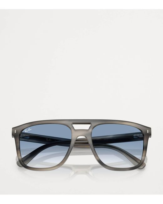 Ray-Ban Blue Rb2213 Aviator Sunglasses