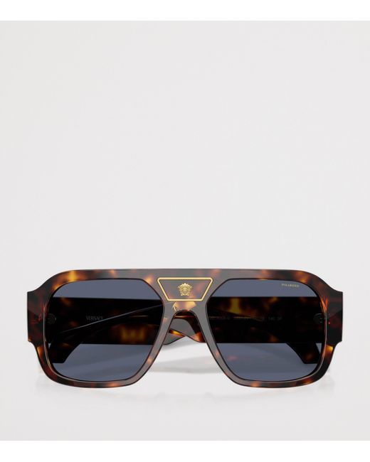 Versace Blue Acetate Ve4508U Square Sunglasses for men