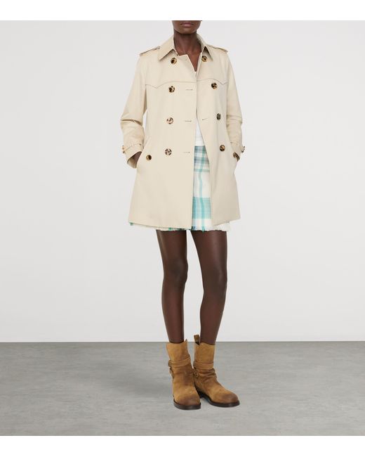 Burberry Natural Cotton Summerside Trench Coat