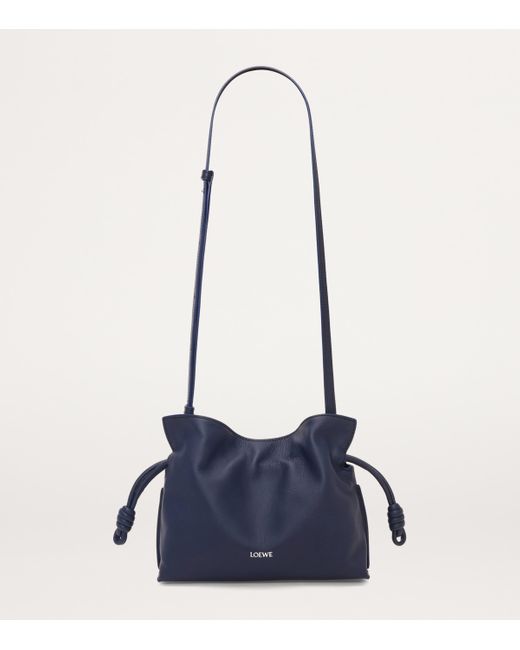 Loewe Blue Mini Leather Flamenco Purse