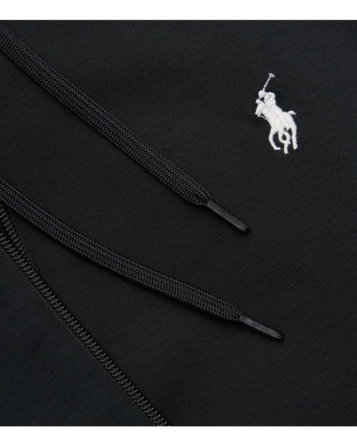 Polo Ralph Lauren Black Polo Pony Zip-Up Hoodie for men
