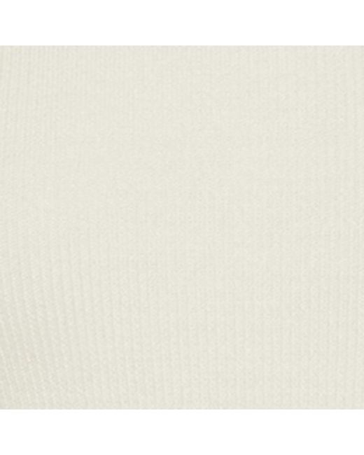 Valentino Garavani White Wool Belted Sweater