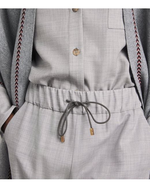 Colombo Gray Cashmere Button-Up Shirt
