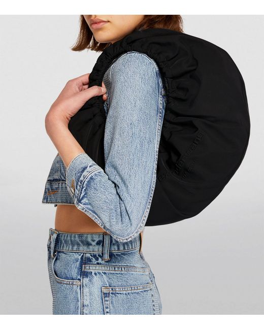 Alexander Wang Black Medium Crescent Shoulder Bag