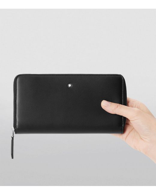 Montblanc Black Leather Meisterstück Selection Soft Wallet for men