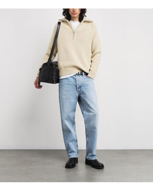 Agolde Blue 90's Straight Jeans for men