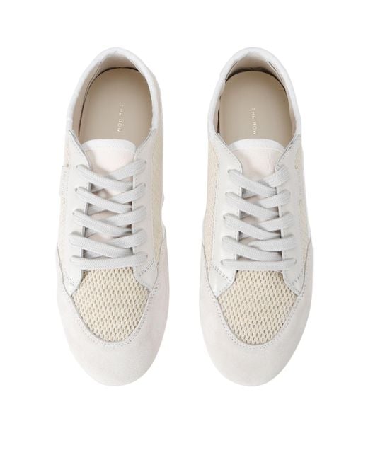 The Row White Bonnie Sneakers