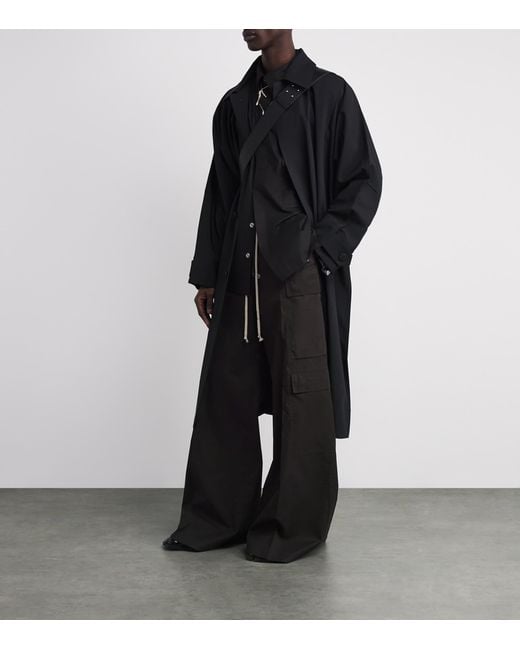 Rick Owens Black Belas Cargo Trousers for men
