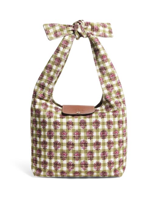 Longchamp Metallic Medium Le Pliage Champêtre Shoulder Bag