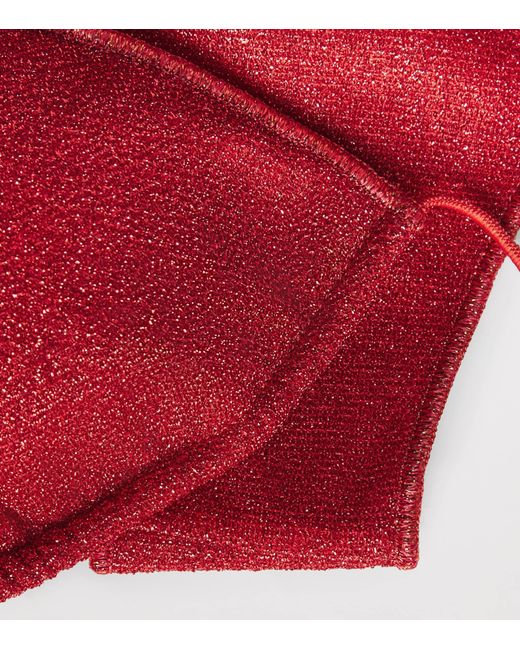 Oseree Red Metallic Lumière Bikini