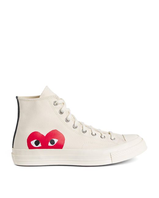 COMME DES GARÇONS PLAY Pink X Converse Heart Chuck Taylor All Star '70 High-Top Sneakers for men