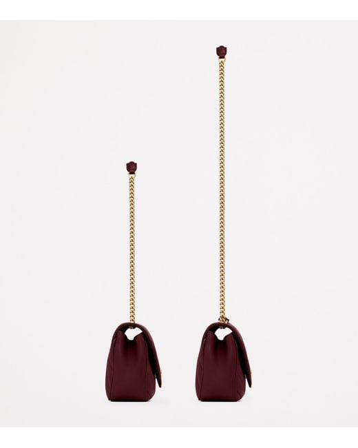 Saint Laurent Red Small Loulou Shoulder Bag