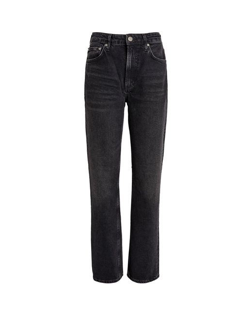 Citizens of Humanity Black Zurie High-rise Straight Jeans
