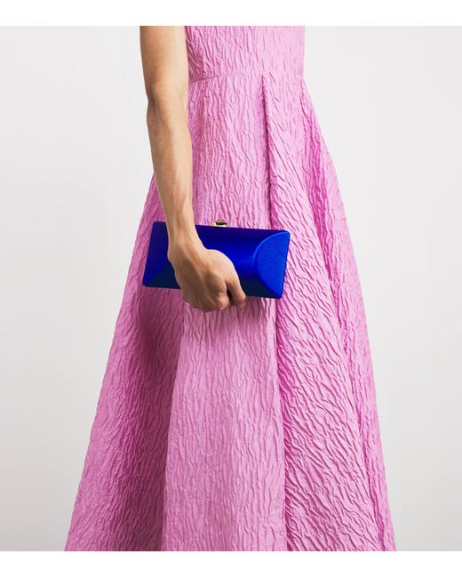 Roksanda Pink Cloqué Tera Midi Dress