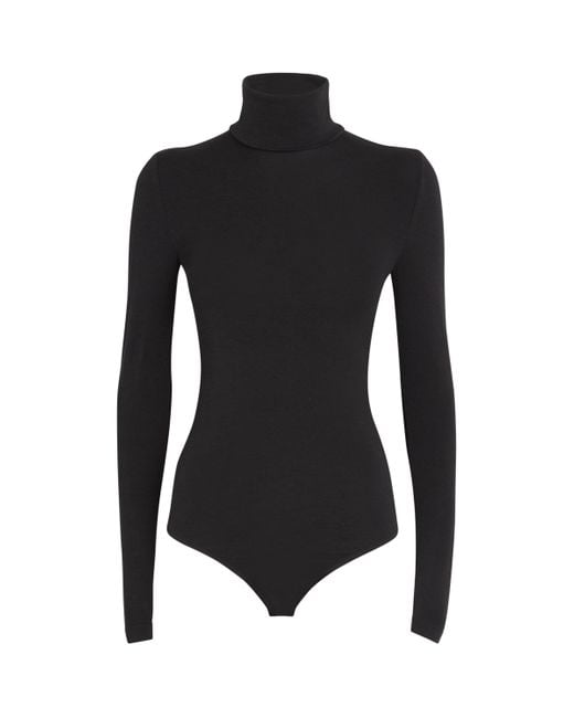 Wolford Black Colorado Thong Bodysuit