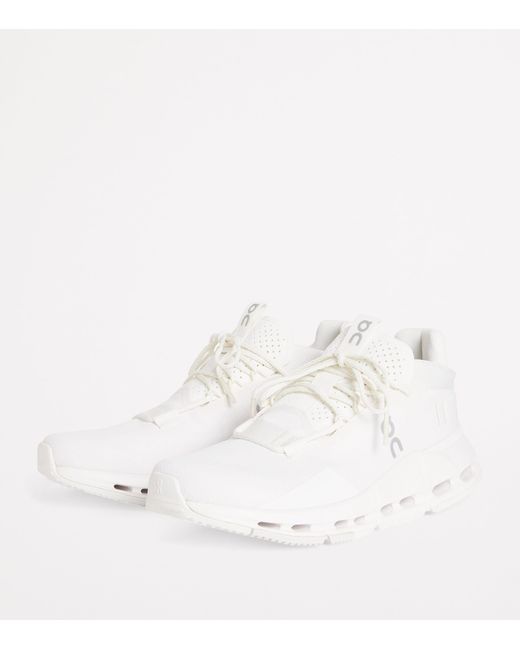 On Shoes White Cloudnova 2 Trainers